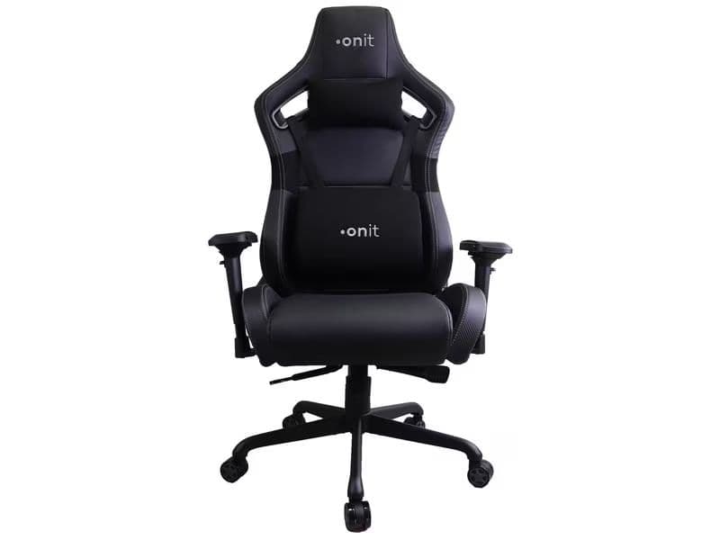 Gaming-Stuhl Premium Schwarz/Grau