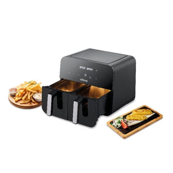 Doppel-Heissluftfritteuse  Quick&Pure 5