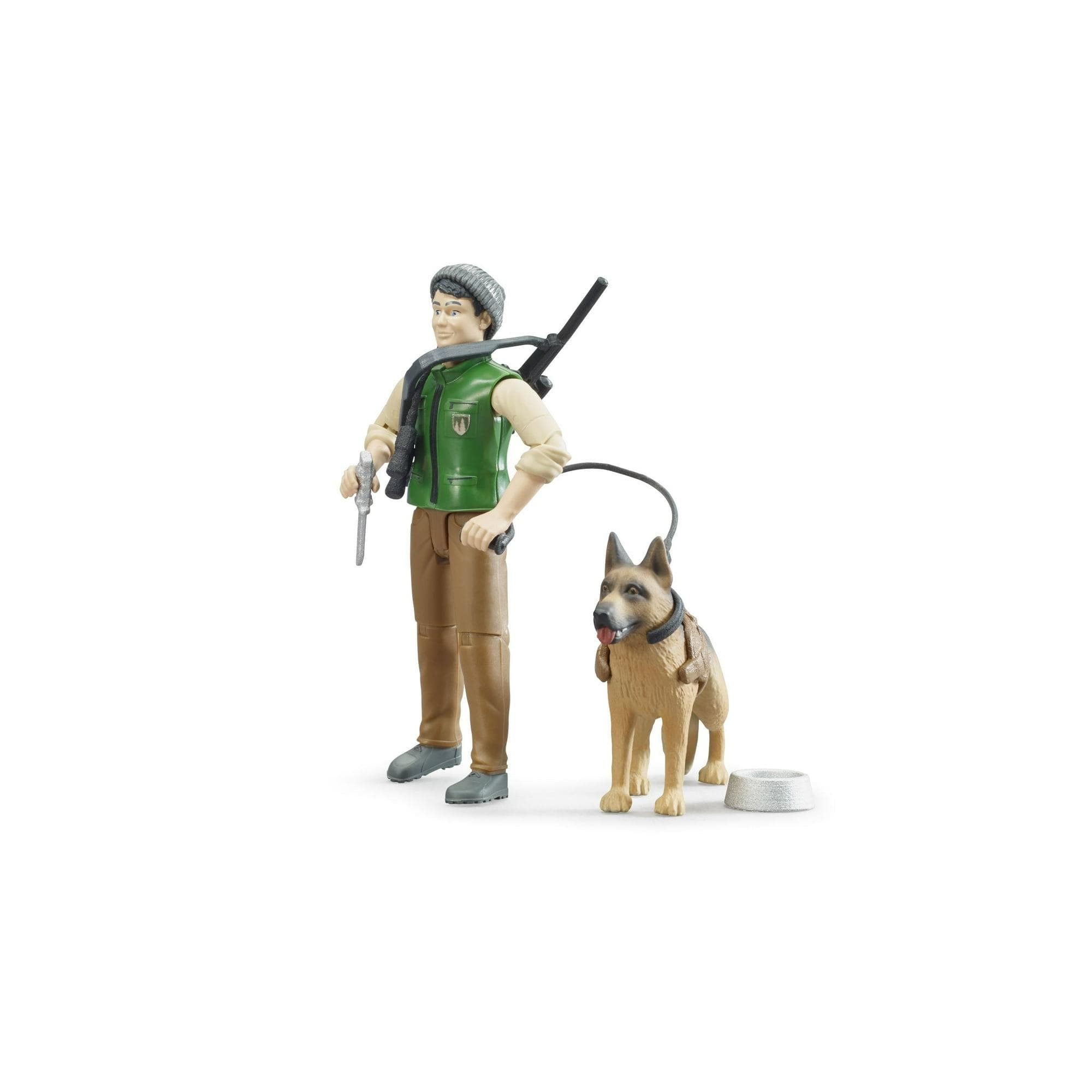 Bruder 62660 Bworld Forest Ranger w/ Dog and Equipment