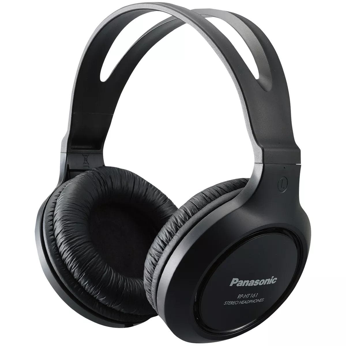 Panasonic® Full-Size Over-Ear Wired Long-Cord Headphones in Black